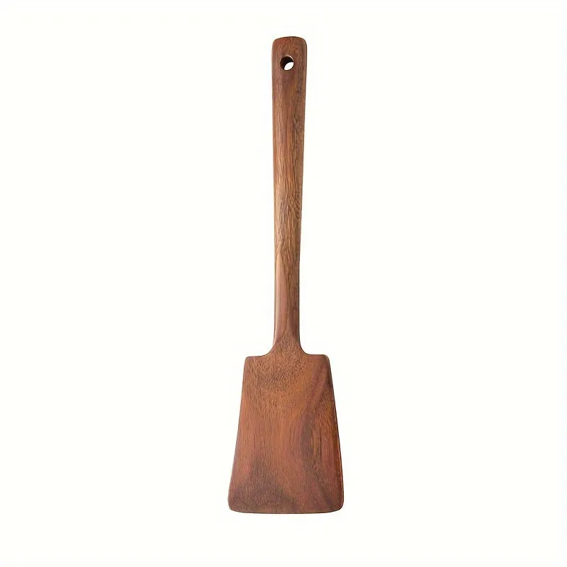 1PC Premium Acacia Wood Spatula Set - Durable, Non-Stick, Heat Resistant Wooden Turner for Cooking, Kitchen Utensils with Ergonomic Handle, Easy Food Release, and Long-Lasting Performance