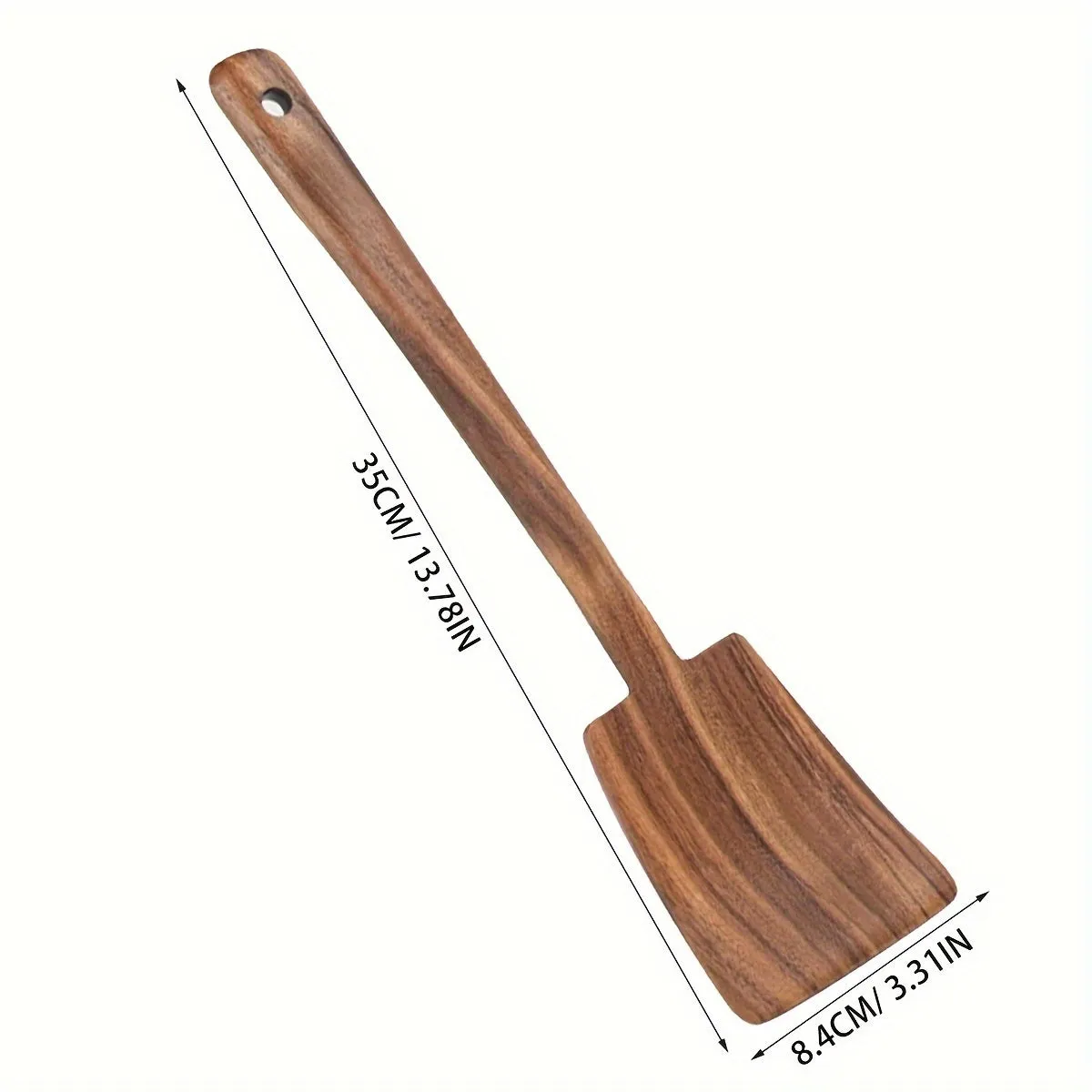 1PC Premium Acacia Wood Spatula Set - Durable, Non-Stick, Heat Resistant Wooden Turner for Cooking, Kitchen Utensils with Ergonomic Handle, Easy Food Release, and Long-Lasting Performance
