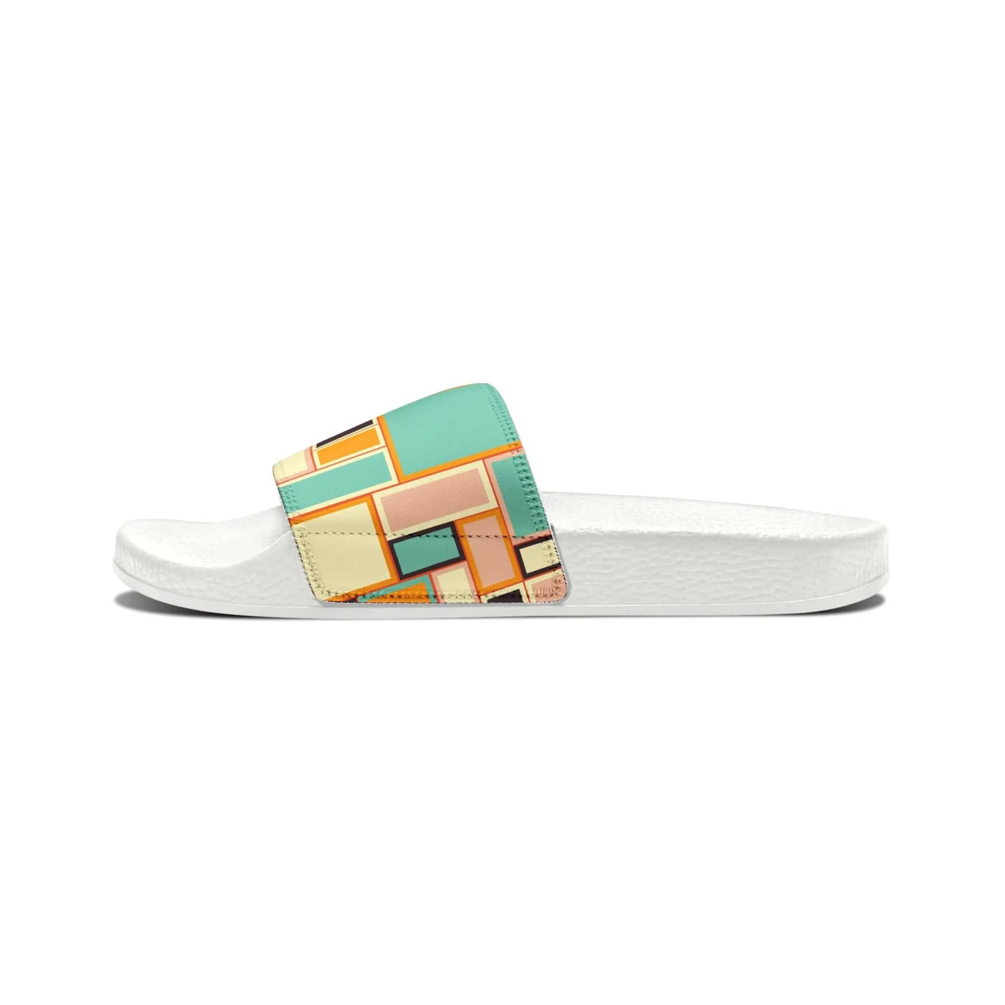Atomic Cat Retro Vintage 70s Mid Mod Groovy Slides, Mid Century Modern Funky, Hippie, Psychedelic Sandal - 125781523