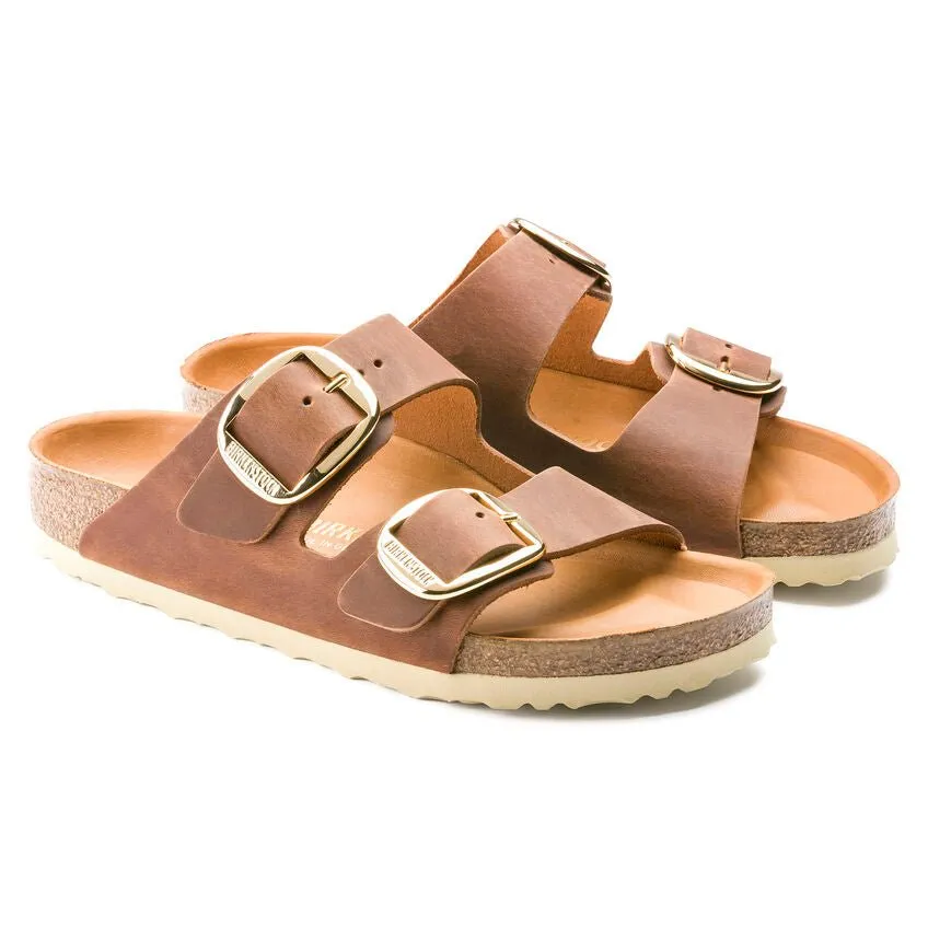 Birkenstock Arizona Big Buckle - Cognac Oiled Leather