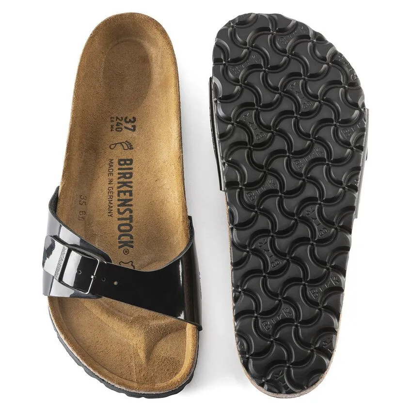 Birkenstock - Madrid Birko-Flor Patent Black N 40303