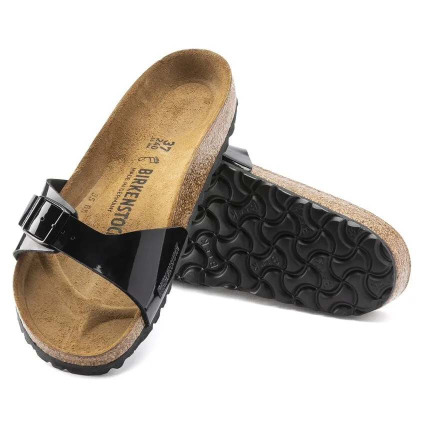 Birkenstock - Madrid Birko-Flor Patent Black N 40303