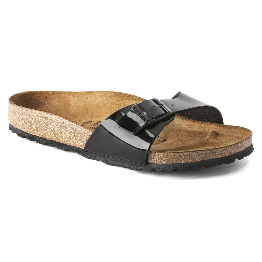 Birkenstock - Madrid Birko-Flor Patent Black N 40303
