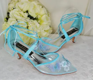 Blue Bridal Sandals UK8/US10.5