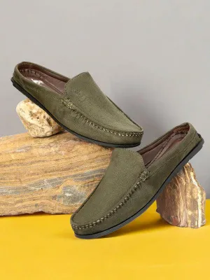 Buxton Clogs & Sandals For Men Green Color