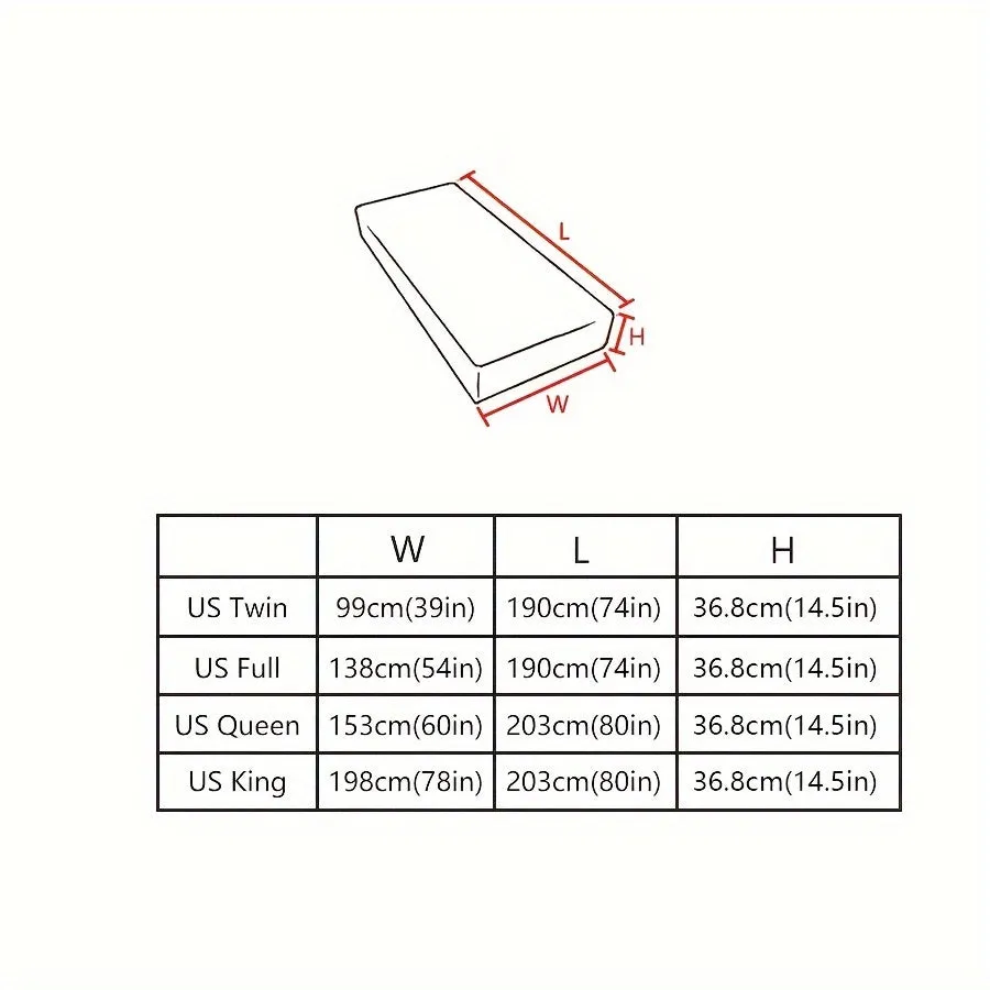 Contemporary Adjustable Bed Skirt with Woven Polyester Fabric - Machine Washable, 14.5-Inch Drop, Assorted Patterns