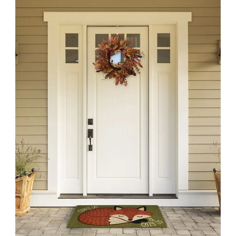 Cozy Fox 18" x 30" Coir Doormat