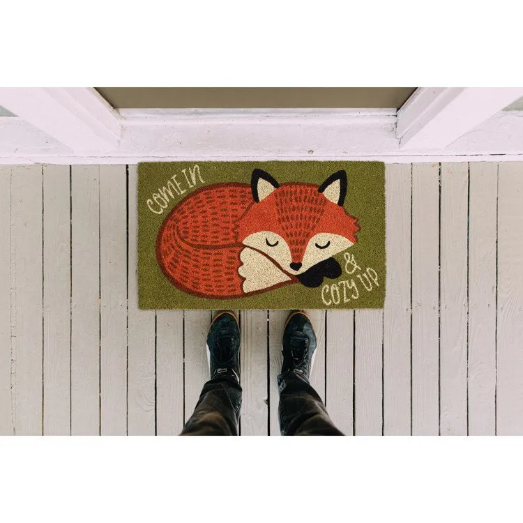 Cozy Fox 18" x 30" Coir Doormat