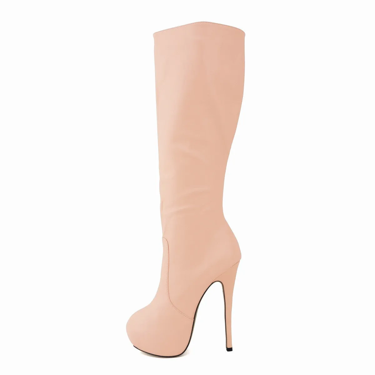 Fashion High Platform Round Head Knee-High Boots