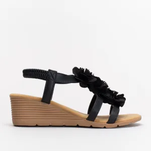 Giovanni Women's Comfort Flower Wedge _ 155133