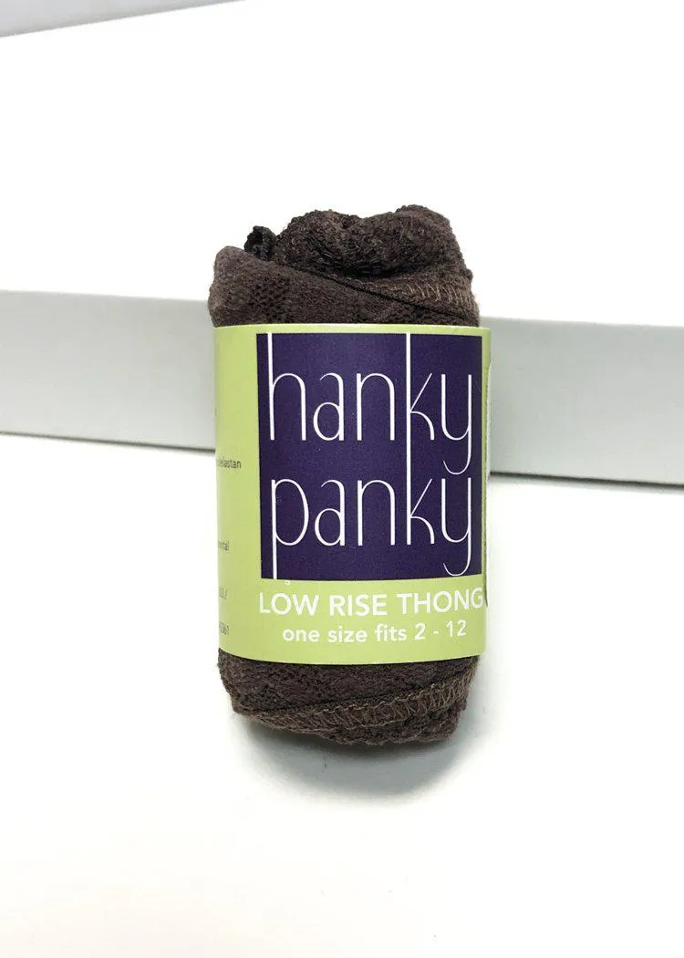 Hanky Panky Signature Lace Low Rise Thong - Cappuccino
