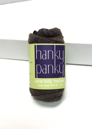 Hanky Panky Signature Lace Low Rise Thong - Cappuccino