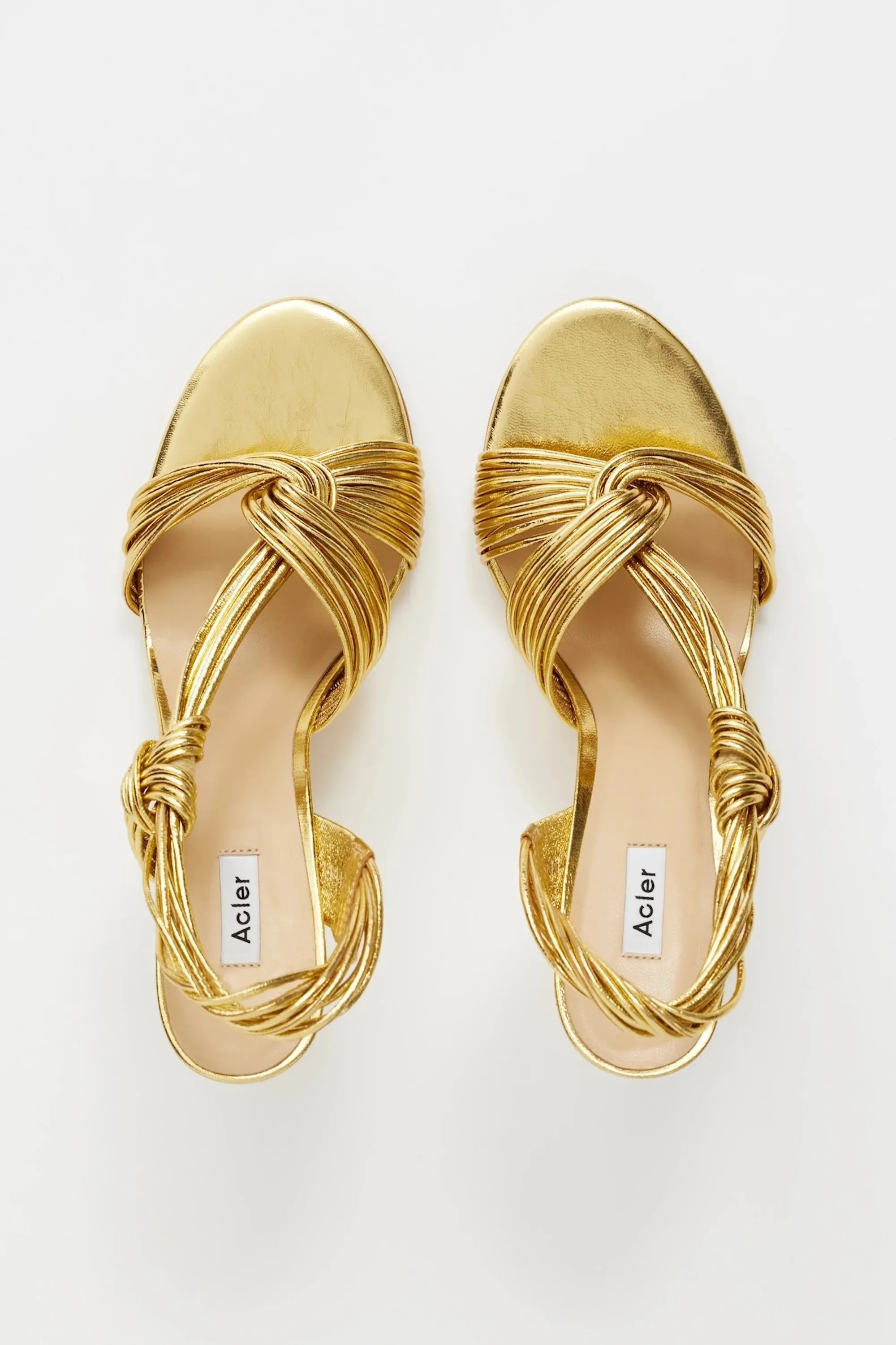 IVERLY KNOT WEDGE - GOLD