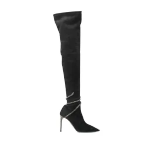 KEFUV Wrap Stiletto Heel Over The Knee Boots