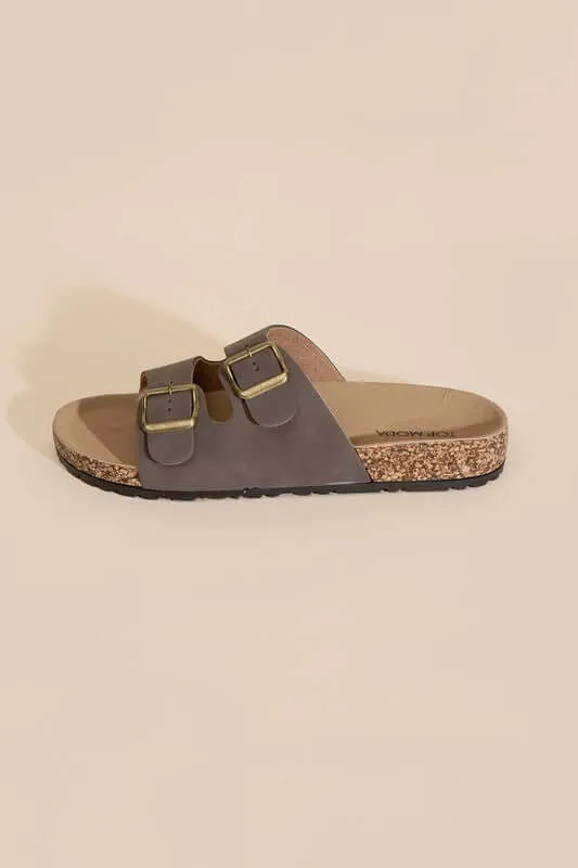 MARS-1 Arizona Style Buckle Strap Slides Eva Sole Sandals