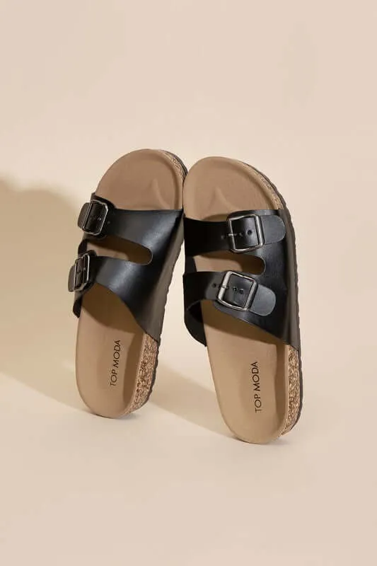 MARS-1 Arizona Style Buckle Strap Slides Eva Sole Sandals