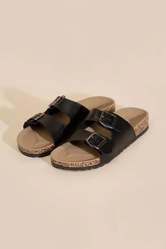 MARS-1 Arizona Style Buckle Strap Slides Eva Sole Sandals