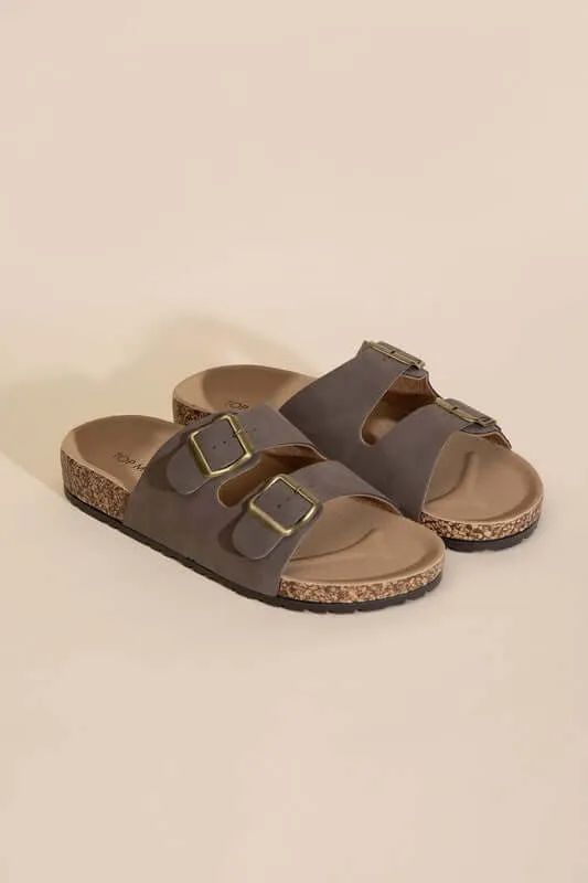 MARS-1 Arizona Style Buckle Strap Slides Eva Sole Sandals