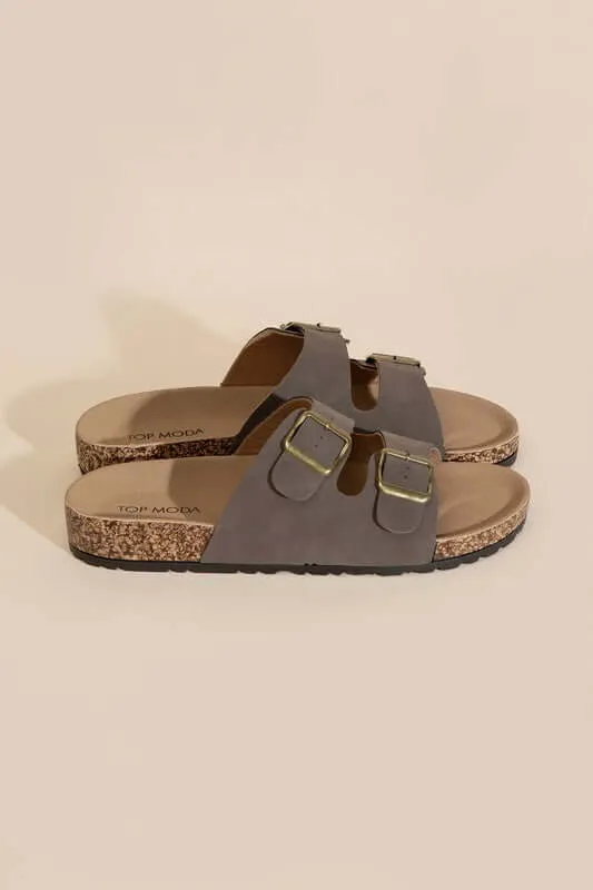 MARS-1 Arizona Style Buckle Strap Slides Eva Sole Sandals