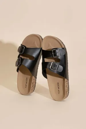 MARS-1 Arizona Style Buckle Strap Slides Eva Sole Sandals