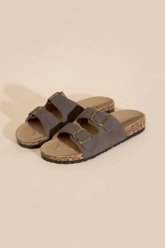 MARS-1 Arizona Style Buckle Strap Slides Eva Sole Sandals