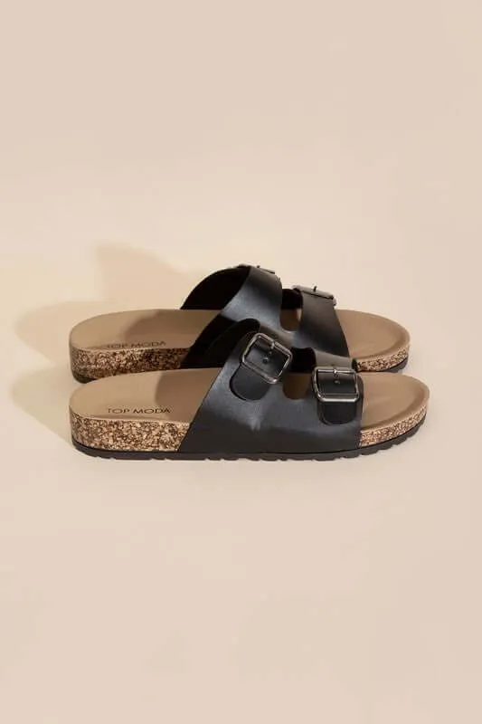 MARS-1 Arizona Style Buckle Strap Slides Eva Sole Sandals