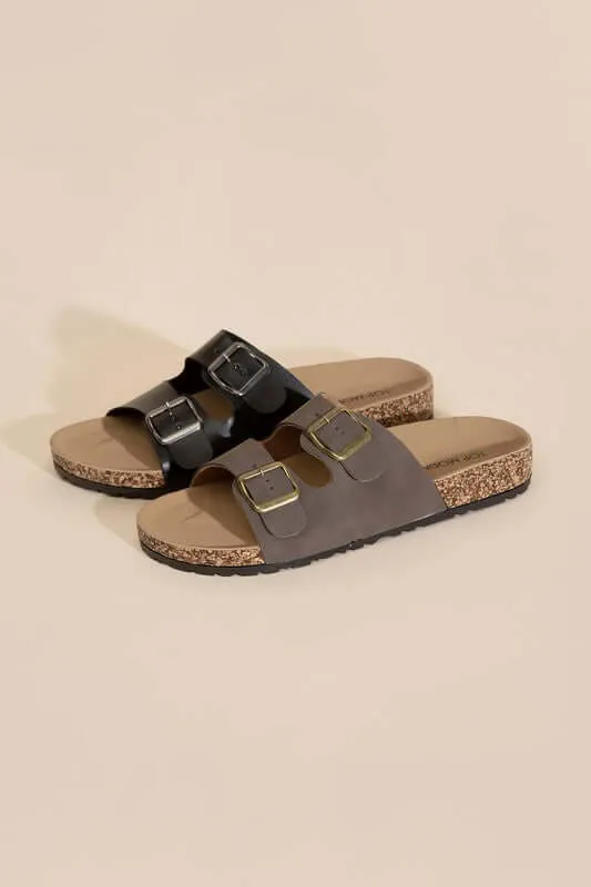 MARS-1 Arizona Style Buckle Strap Slides Eva Sole Sandals