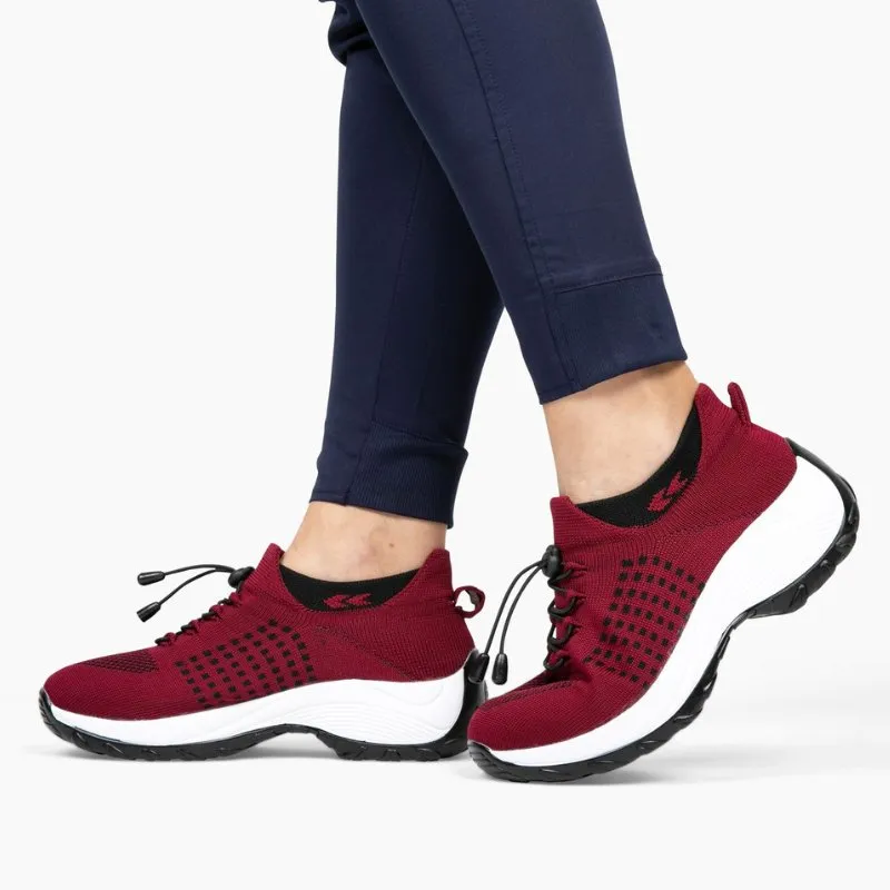 Ortho Stretch Cushion Shoes - Red