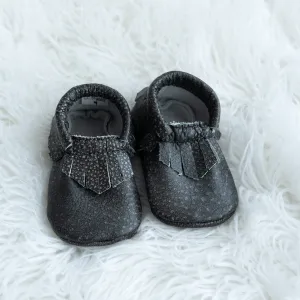 Ostrich Fringe Moccasins