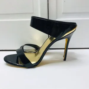 TED BAKER Chablise Black Sandals Size 9.5