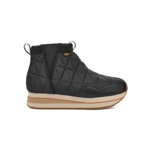 TEVA REEMBER MID PLATFORM BLACK - WOMENS
