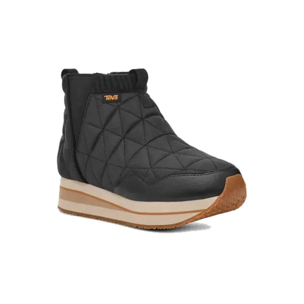 TEVA REEMBER MID PLATFORM BLACK - WOMENS
