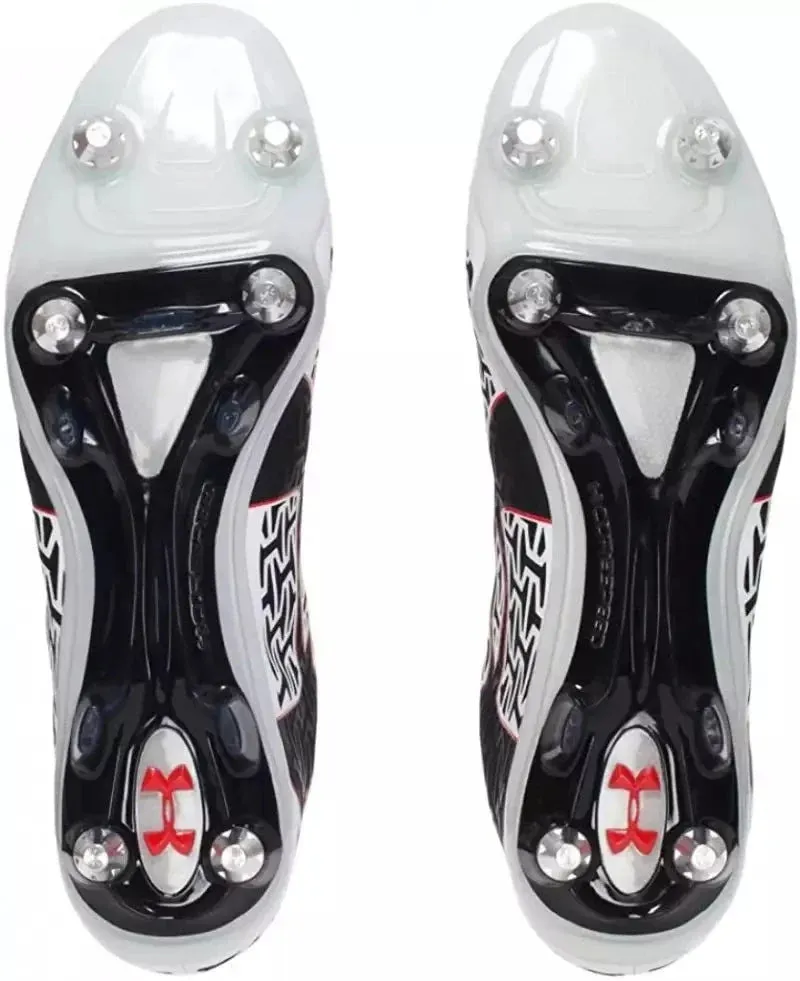 Under Armour Clutchfit Force 2.0 Hybrid FG Firm Ground football Boots White/Black/Red