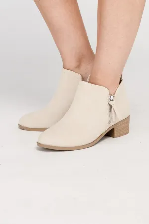 ZAYNE Ankle Booties with Zipper